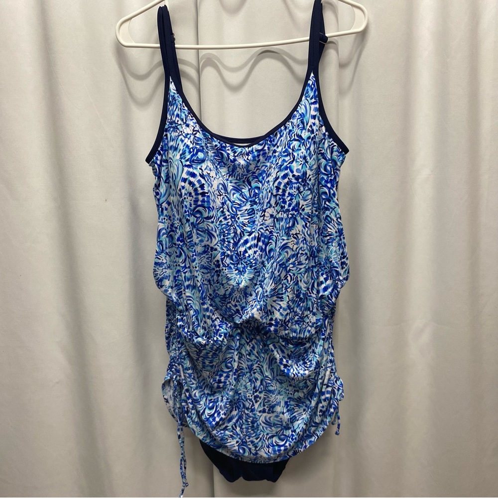 Longitude bathing suit women's size 16 bathing suit one piece modest